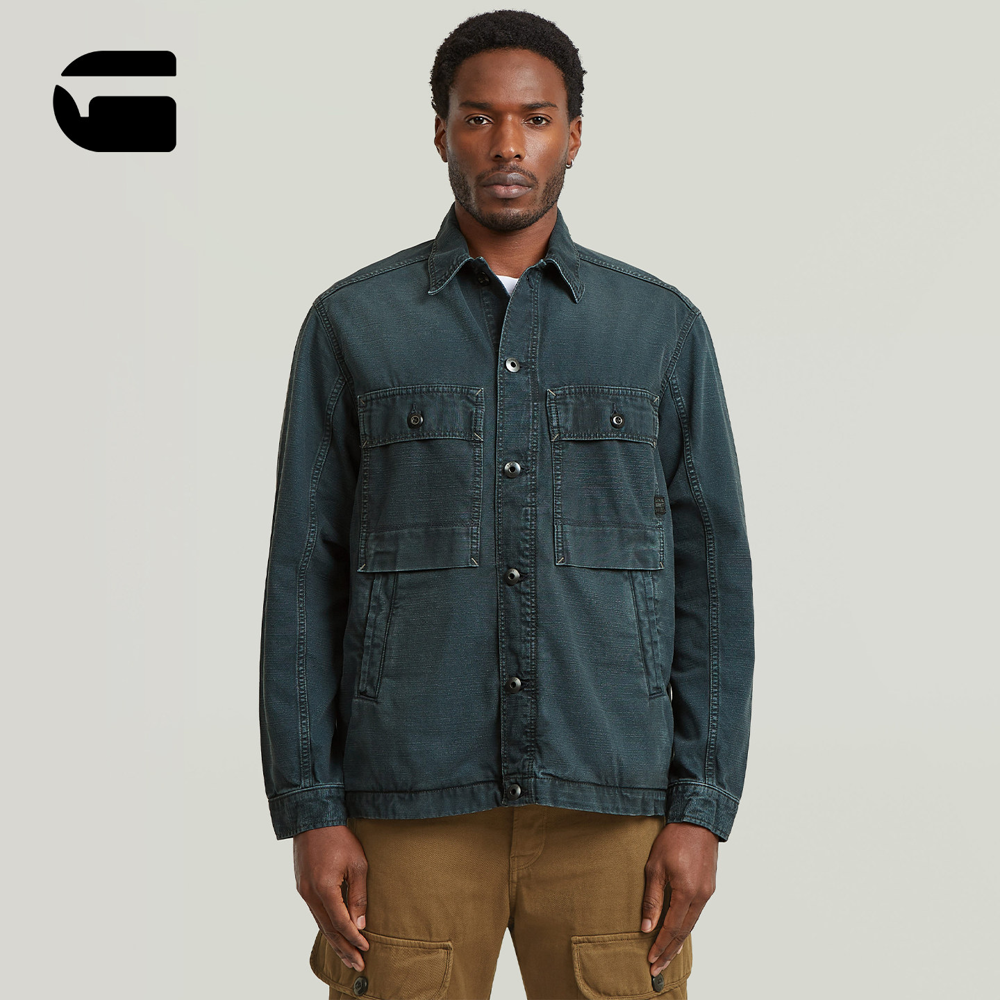 G-STAR RAW品质有型Mosa男士25冬季新款长袖衬衫百搭外套潮D26462,男装,牛仔外套,淘宝优惠券,粉丝福利购,淘宝优惠卷