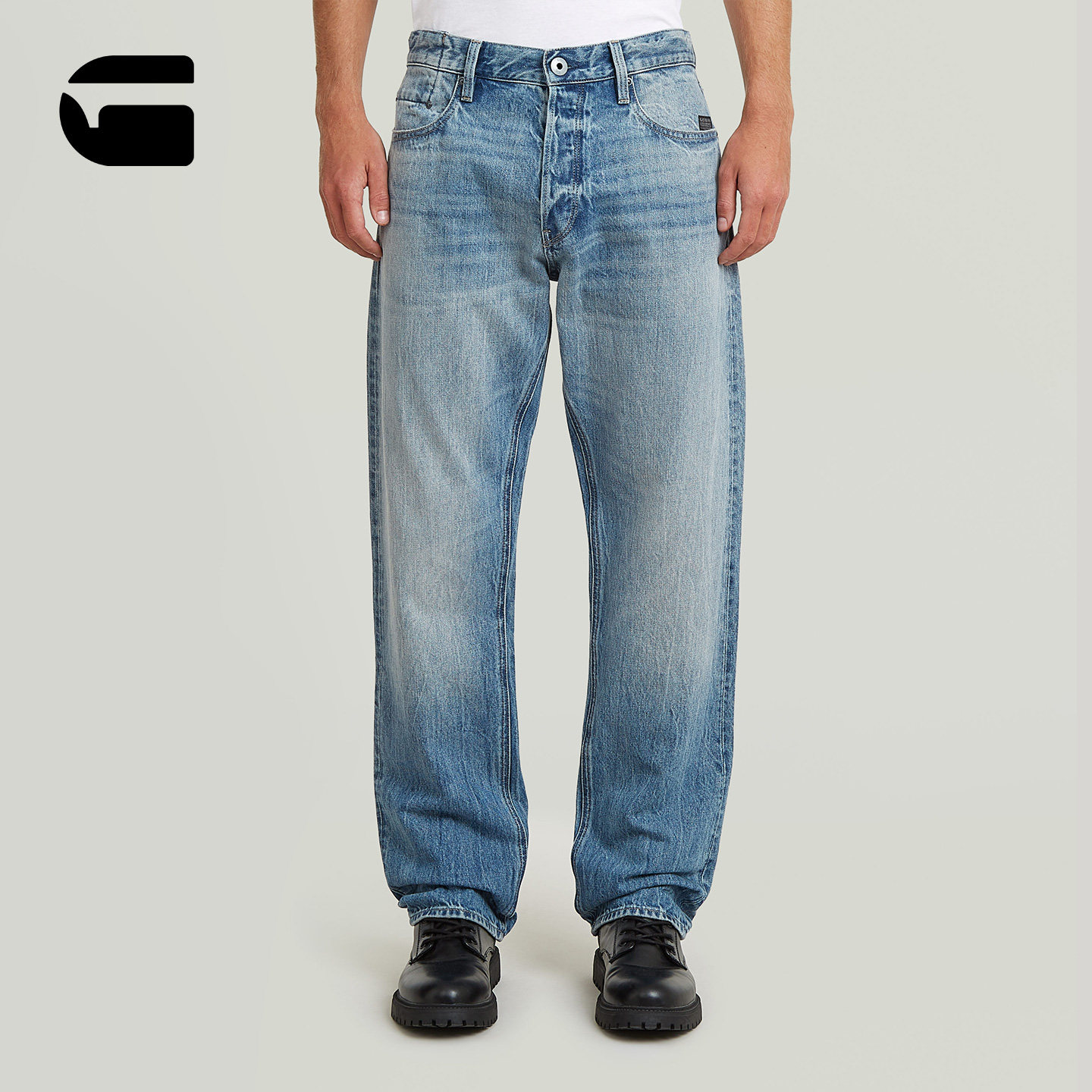 G-STAR Dakota帅气有型26春季新款男士5口袋直筒中腰牛仔裤D23691