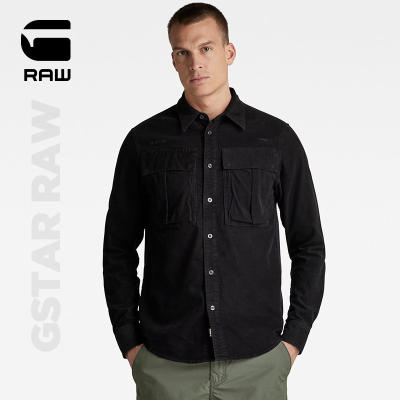 g-star raw 2022秋新品submarine灯芯绒衬衫男女d21986