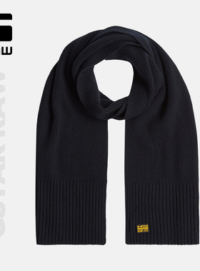 G-STAR RAW柔软舒适男士保暖Geffo冬季羊毛百搭简约长围巾D25512