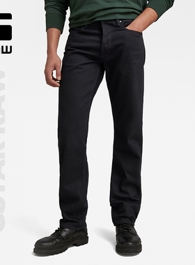 G-STAR RAW弹力Mosa春秋男款12.4oz舒适右斜纹直筒牛仔裤潮D23692