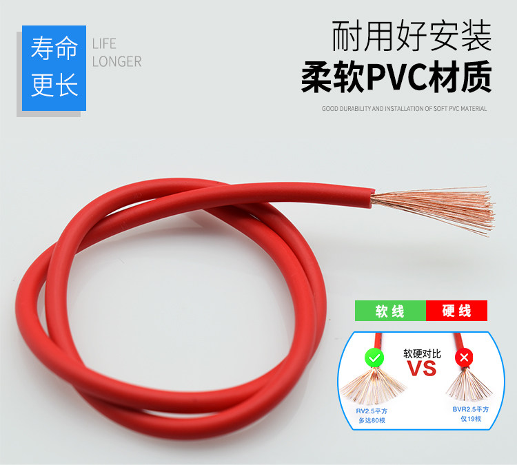 上海易初昆山易初RV柔软线国标线