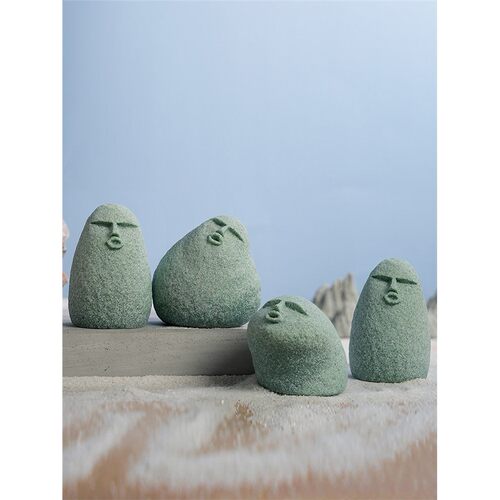 青砂石微景观造景流水鱼