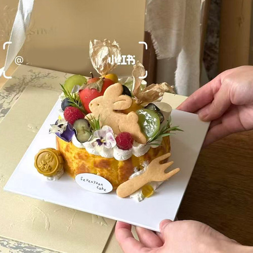 玉兔中秋节月饼巴斯克生日甜品蛋糕装饰兔子饼干刀叉模具巴斯纸杯