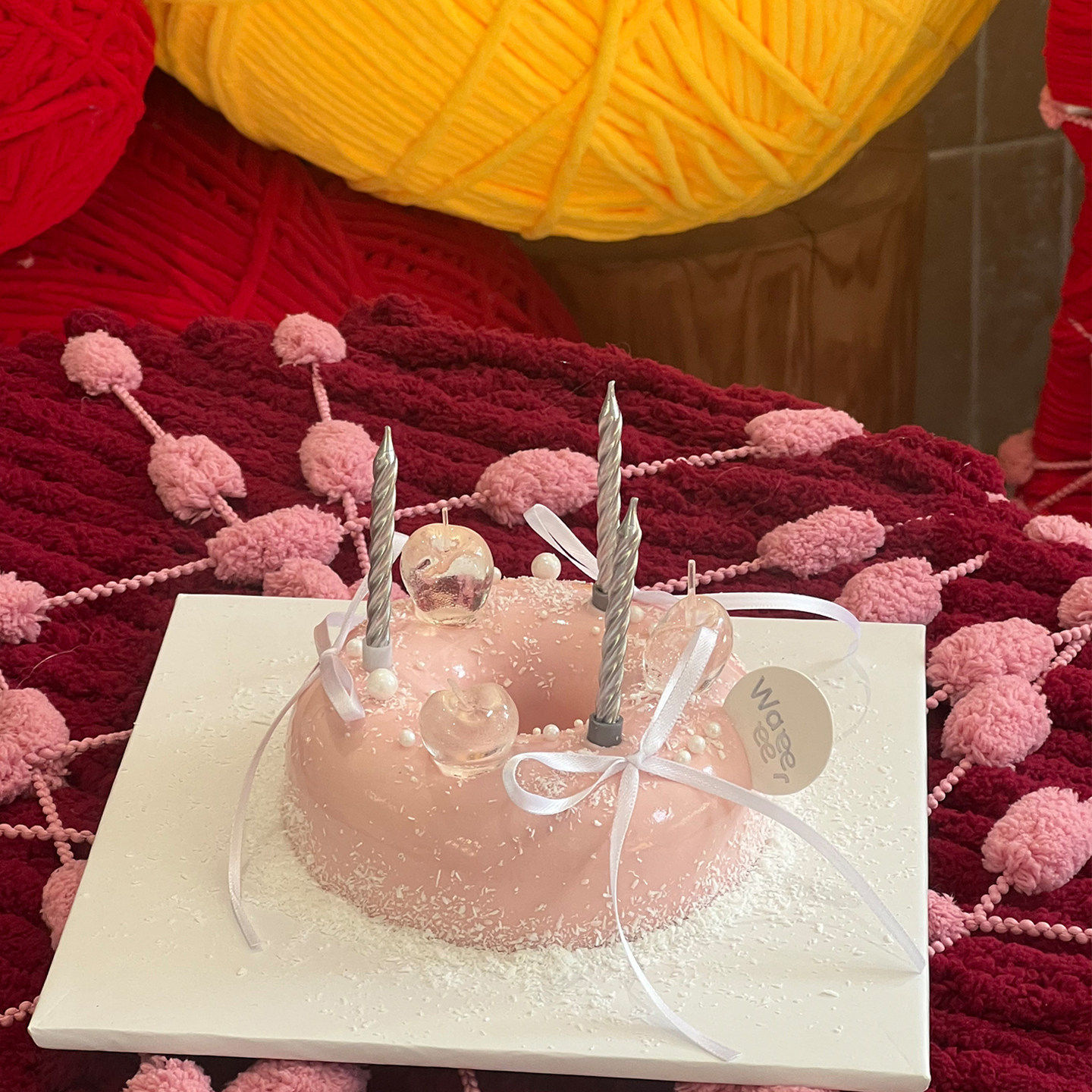 2.14情人节小樱桃DIY蝴蝶结韩系丝带甜甜圈慕斯蛋糕装饰硅胶模具,节庆用品/礼品,蛋糕/烘焙装饰用品,淘宝优惠券,粉丝福利购,淘宝优惠卷