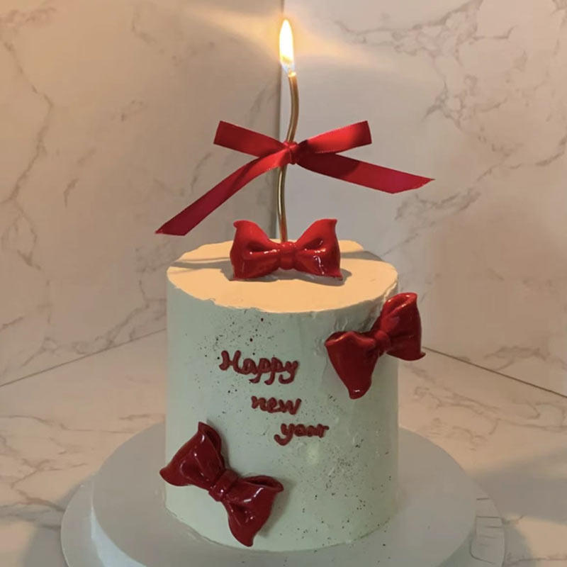 2025跨年新年除夕夜红色蝴蝶结ins芭蕾风曲线蜡烛插件甜品蛋糕,节庆用品/礼品,蛋糕/烘焙装饰用品,淘宝优惠券,粉丝福利购,淘宝优惠卷