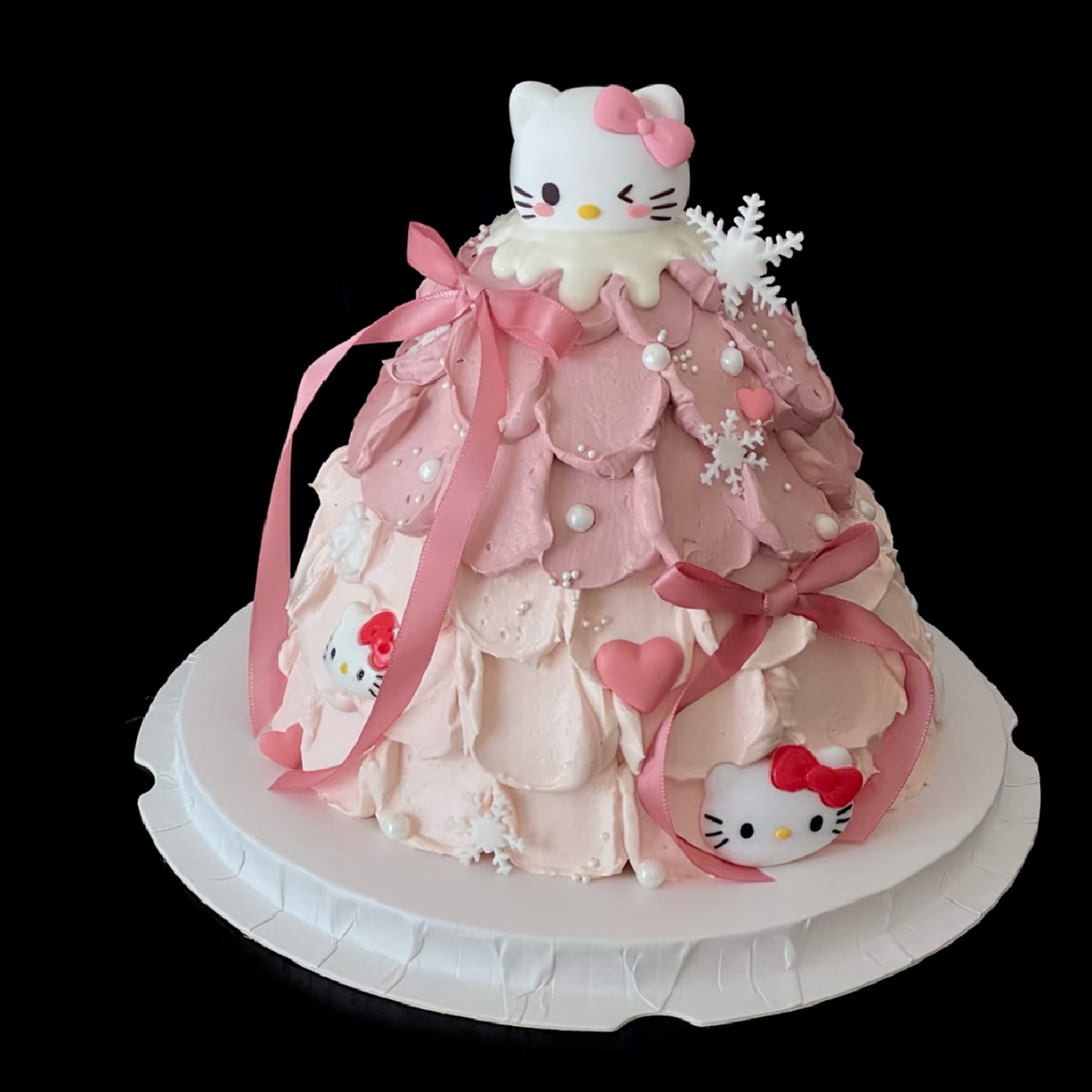 hellokitty粉色圣诞树kt猫