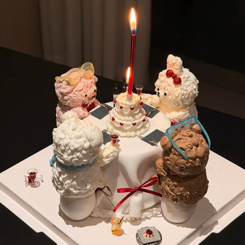 520ins风情侣小熊纪念日仪式感