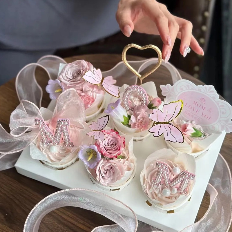 5.11母亲节仙女妈妈甜品纸杯蛋糕装饰插件插牌珍珠毛毡MOM蝴蝶,节庆用品/礼品,蛋糕/烘焙装饰用品,淘宝优惠券,粉丝福利购,淘宝优惠卷
