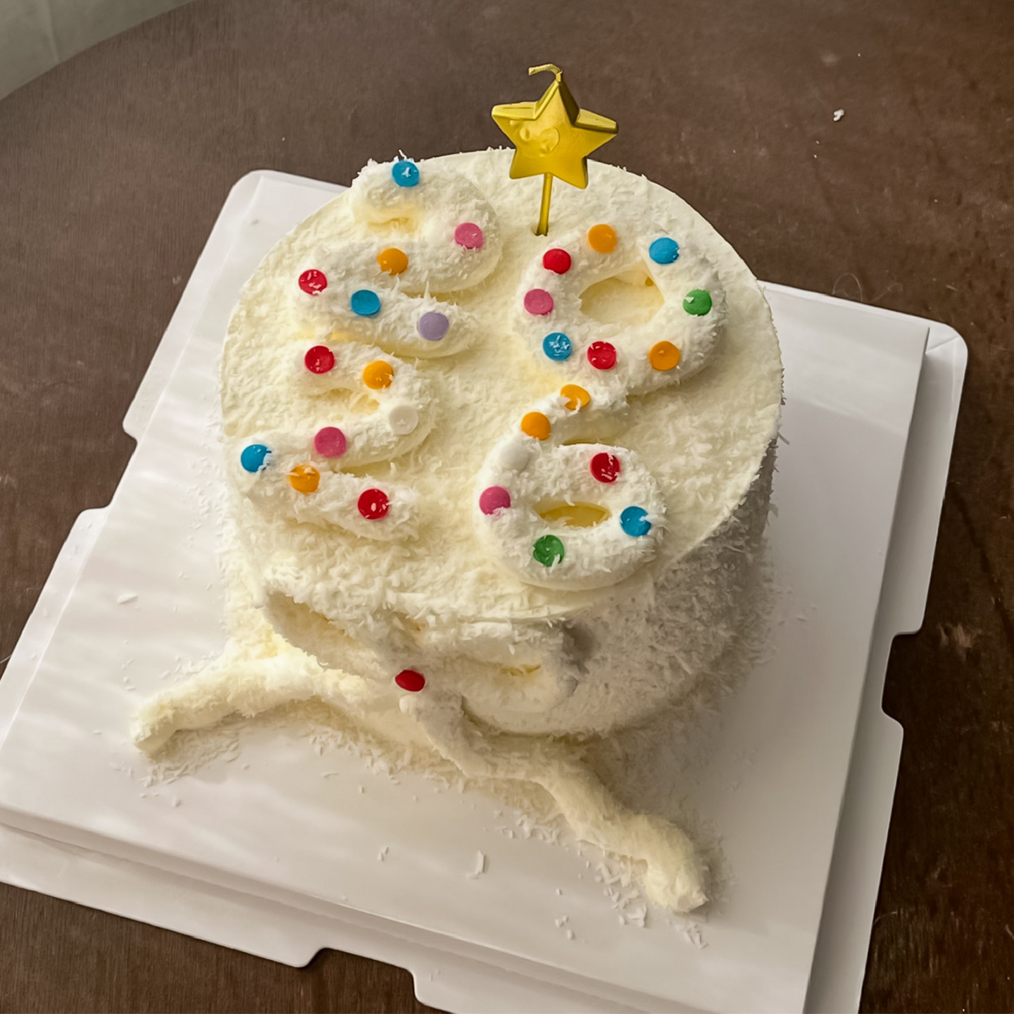 简约ins五彩缤纷手绘2026跨年蛋糕装饰新年款彩色波点五角星蜡烛,节庆用品/礼品,蛋糕/烘焙装饰用品,淘宝优惠券,粉丝福利购,淘宝优惠卷