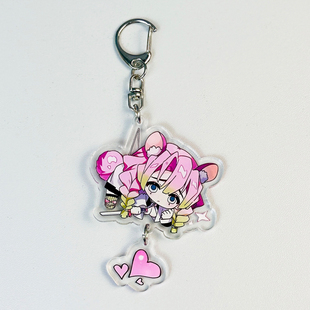 【双面夹层】鬼灭之刃周边甘露寺蜜璃钥匙扣亚克力书包挂件谷子