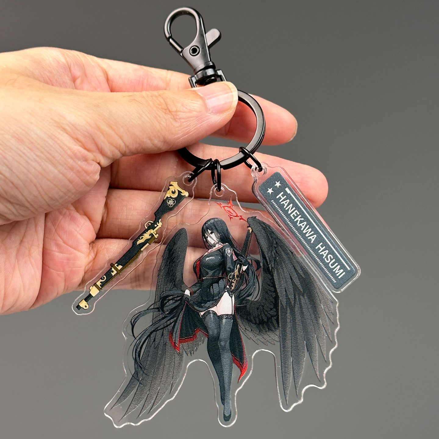 B133蔚蓝档案羽川莲见同人周边书包挂件碧蓝档案钥匙扣谷子