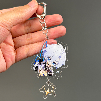 白厄 同人周边钥匙扣亚克力挂件书包挂饰谷子生日礼物B001