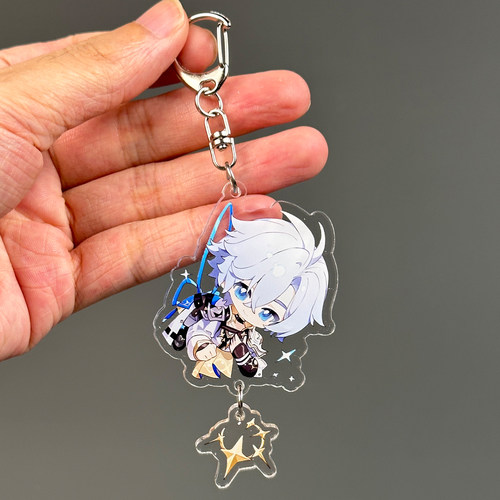 白厄 同人周边钥匙扣亚克力挂件书包挂饰谷子生日礼物B001