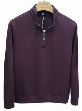 2025秋冬新款百狮威男装长袖男士立领T恤73008