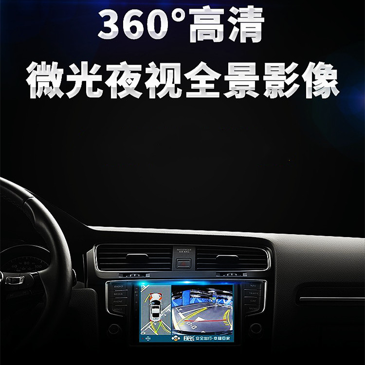 探长专用360度全景前后左右摄像头 360全景超高清防水1080P镜头