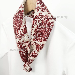 【川婳】新款热卖丝绒手感韩版65方巾围巾丝巾文艺优雅气质印花送