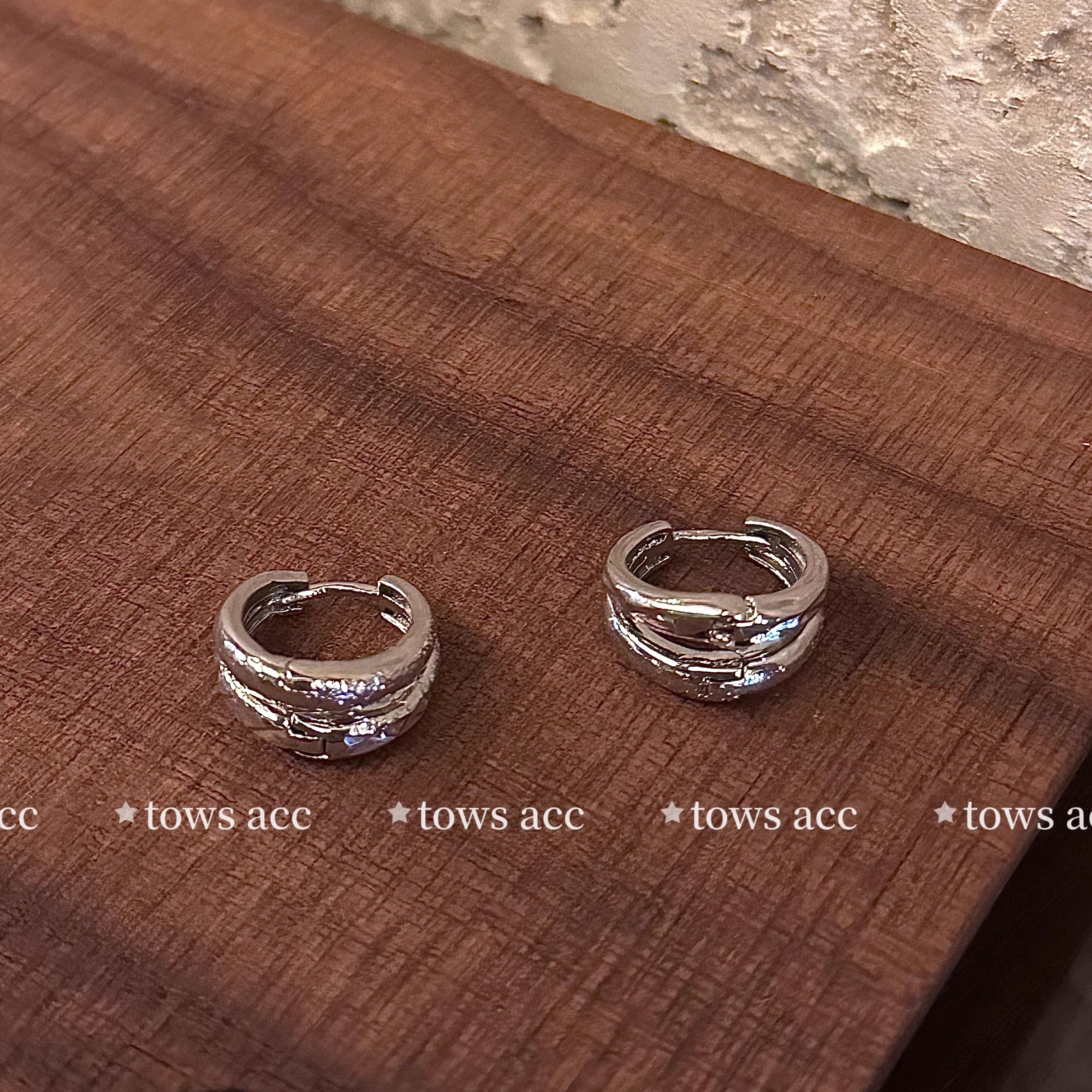 tows2025新款高级感耳圈耳环素圈