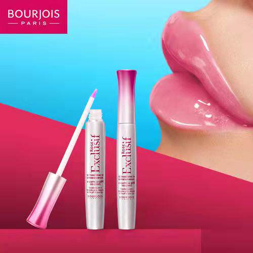 品牌授权 法国bourjois妙巴黎玫瑰变色唇彩唇蜜唇釉7ml温控变色