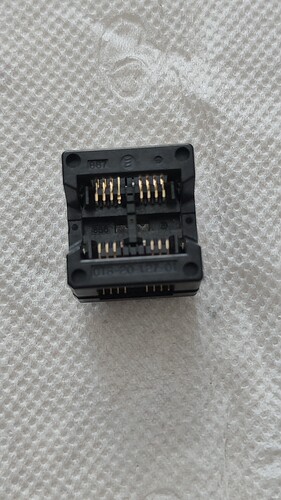 闲置 OTS-20(16)-1.27-01芯片老化座烧录座IC测试座Enplas16脚
