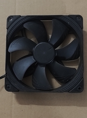 拆机现货 猫头鹰CHROMAX NF-A14 PWM风扇，14cm黑色款，非全新