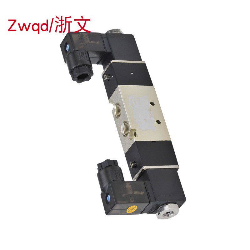 电磁阀RV5212-06 AC220V DC24V二位五通双电控换向阀