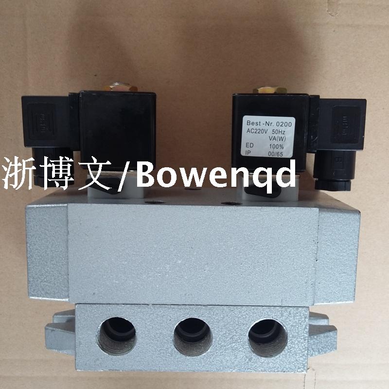 二位四通老型电磁阀Q24D2H-15/ 08 10/AC220V DC24VQ系列电磁阀