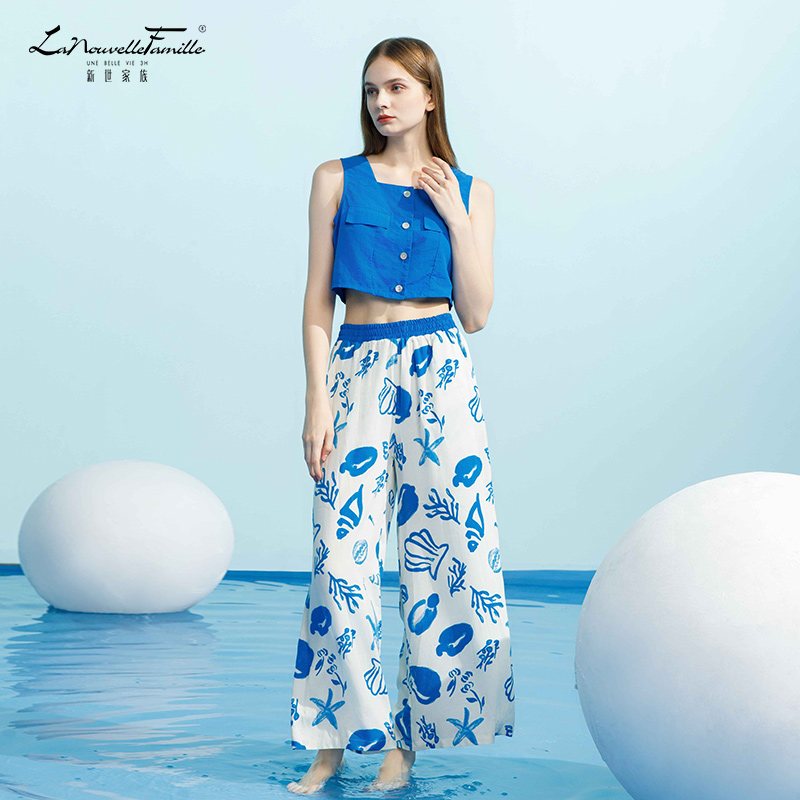 新世家族夏季新款女士度假服套装