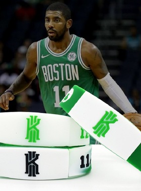 凯尔特人队11号欧文珍藏纪念版硅胶手镯环圈篮球运动划扣腕带饰品