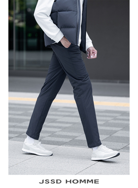 JSSD HOMME 冬季金标P棉休闲裤男士保暖棉裤男通勤休闲直筒长裤男