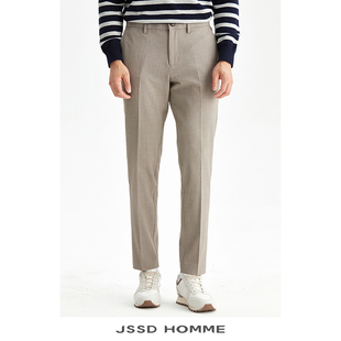 日常通勤休闲长裤 JSSD 男士 秋冬微弹力易打理直筒休闲裤 男 HOMME