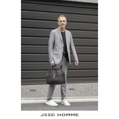 HOMME 平驳领商务西装 春秋季 单西装 JSSD 休闲西服男士 新款 男款 男