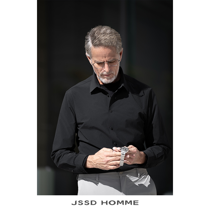 JSSDHOMME防UPF40休闲长袖衬衫