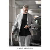 HOMME 便西泡泡纱西服商务休闲西装 春秋季 JSSD 新款 男士 外套男款