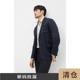 HOMME 条纹亚麻西装 马球款 休闲西服男商务修身 男外套 春秋季 JSSD