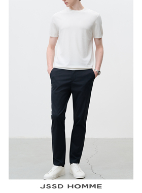 JSSD HOMME 春季三防面料易打理直筒裤长裤男士商务休闲裤长裤男