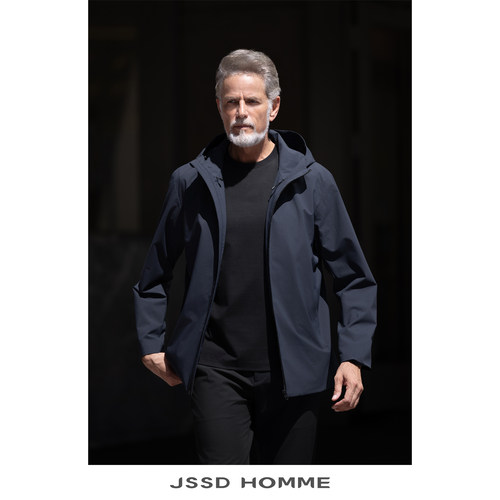 JSSDHOMME防泼水男士连帽夹克