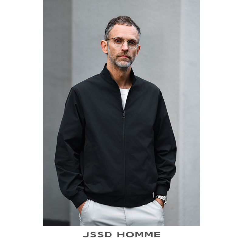 JSSDHOMME三醋酸舒柔特夹克外套