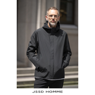 HOMME 通勤商务休闲夹克男款 春秋季 男士 连帽夹克外套男 新款 JSSD