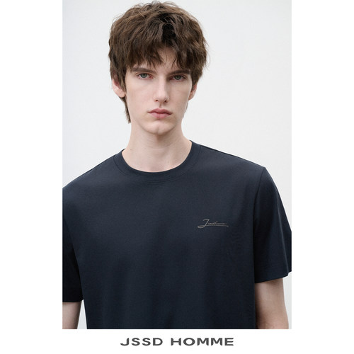 JSSDHOMME新疆长绒棉圆领短袖