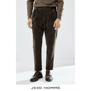 HOMME 休闲长裤 韩国灯芯绒面料休闲裤 商务绅士秋冬季 男 男士 JSSD