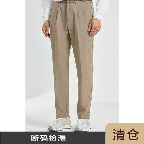JJSSDHOMME日苯仿麻面料休闲裤