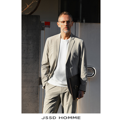 JSSDHOMME四面弹免烫平驳领西服