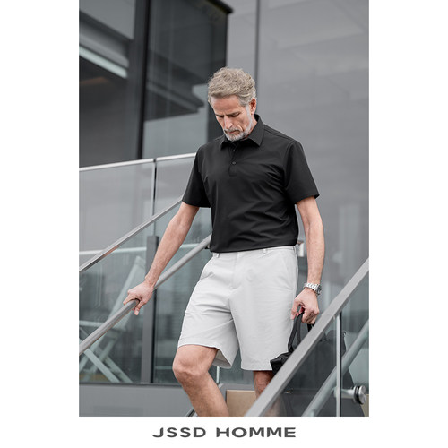 JSSDHOMME透气速干翻领POLO衫