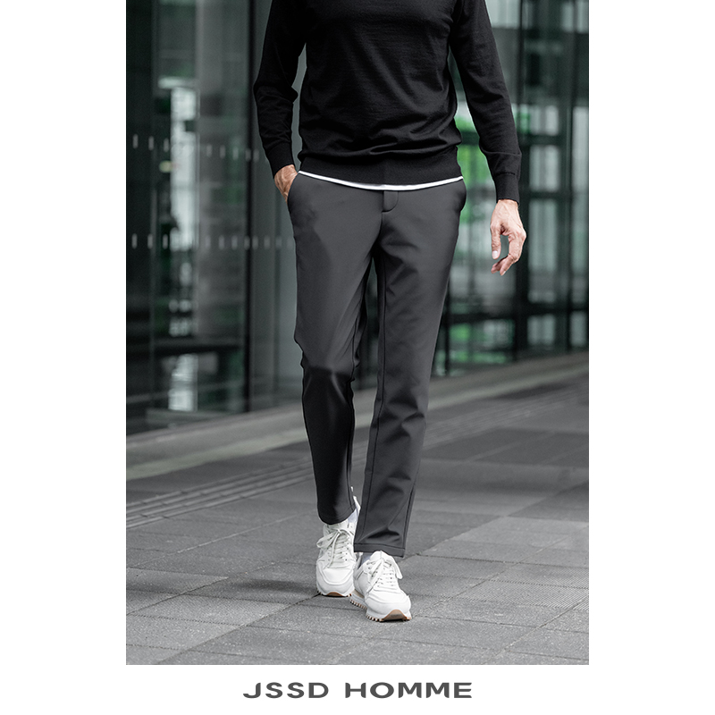 JSSDHOMME羽绒夹层休闲裤长裤男
