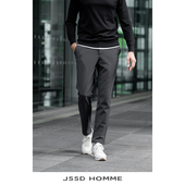 休闲裤 JSSD 通勤微弹羽绒夹层通勤直筒长裤 子男士 HOMME 秋冬新款