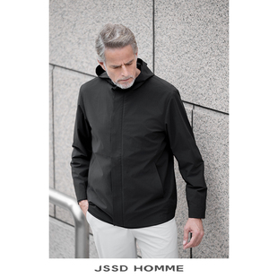 春秋季 新款 防风夹克外套通勤连帽夹克男防紫外线外套 HOMME JSSD