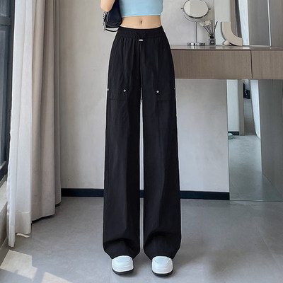 女童夏装工装裤薄款2026新款女孩大童休闲裤子青少年直筒裤夏季潮 — 2