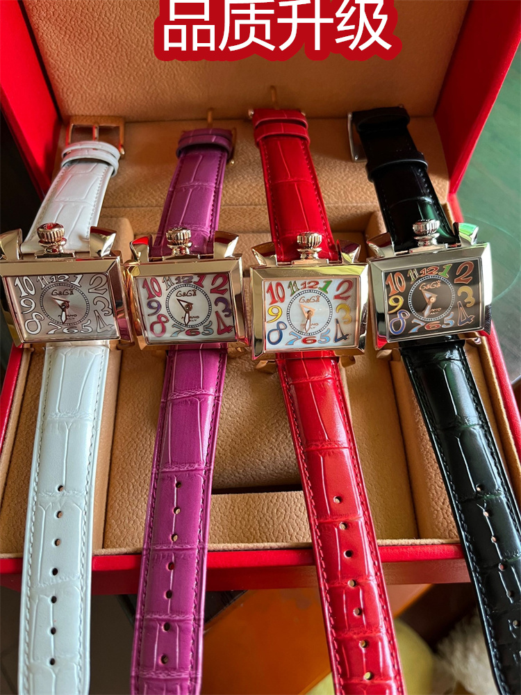 特价手表 时尚方形大表盘手表女 时尚手表 GAGA时装 防水手表