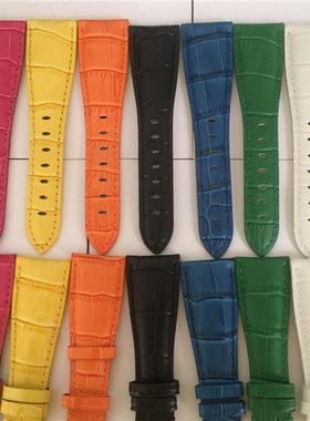 真皮表带gaga嘎嘎机械款石英款皮 手表皮带 真皮 牛皮 24mm/20mm